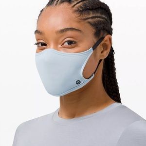 SOLD Lululemon Ear Loop Face Mask Chambray NWT